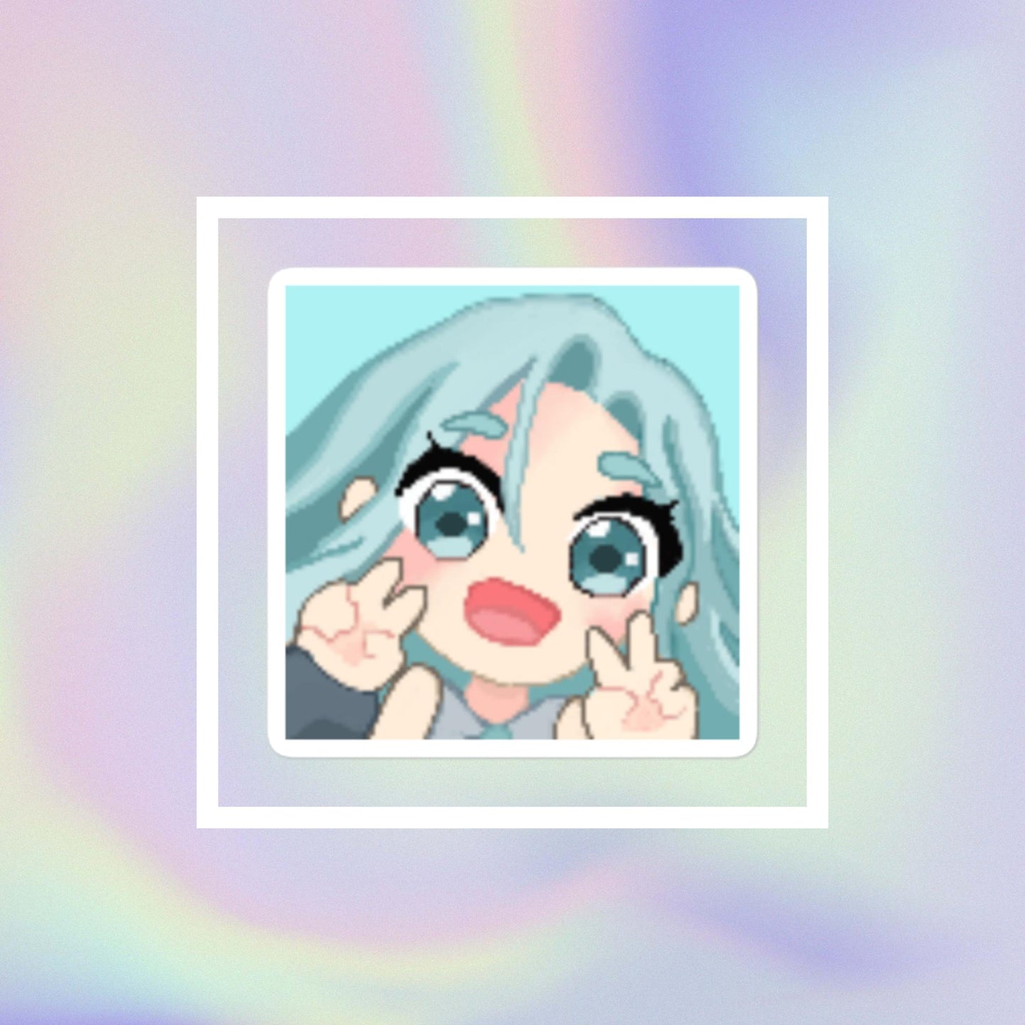 Hatsune Miku Fanart Peace Bubble-free stickers